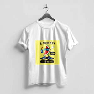 A Good Day to Fresh – Fun Fruit Graphic T-Shirt