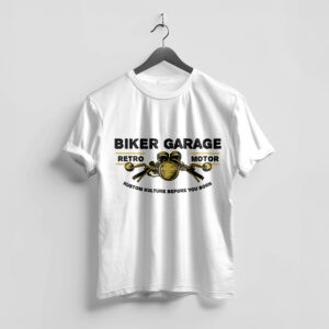 Biker Garage – Retro Motor Vibe Tee
