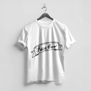 Hey Boo Minimalist Fun Tee