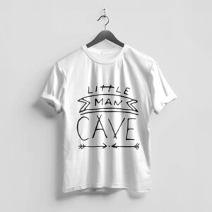 Little Man Cave – Minimal Tribal-Inspired Graphic T-Shirt